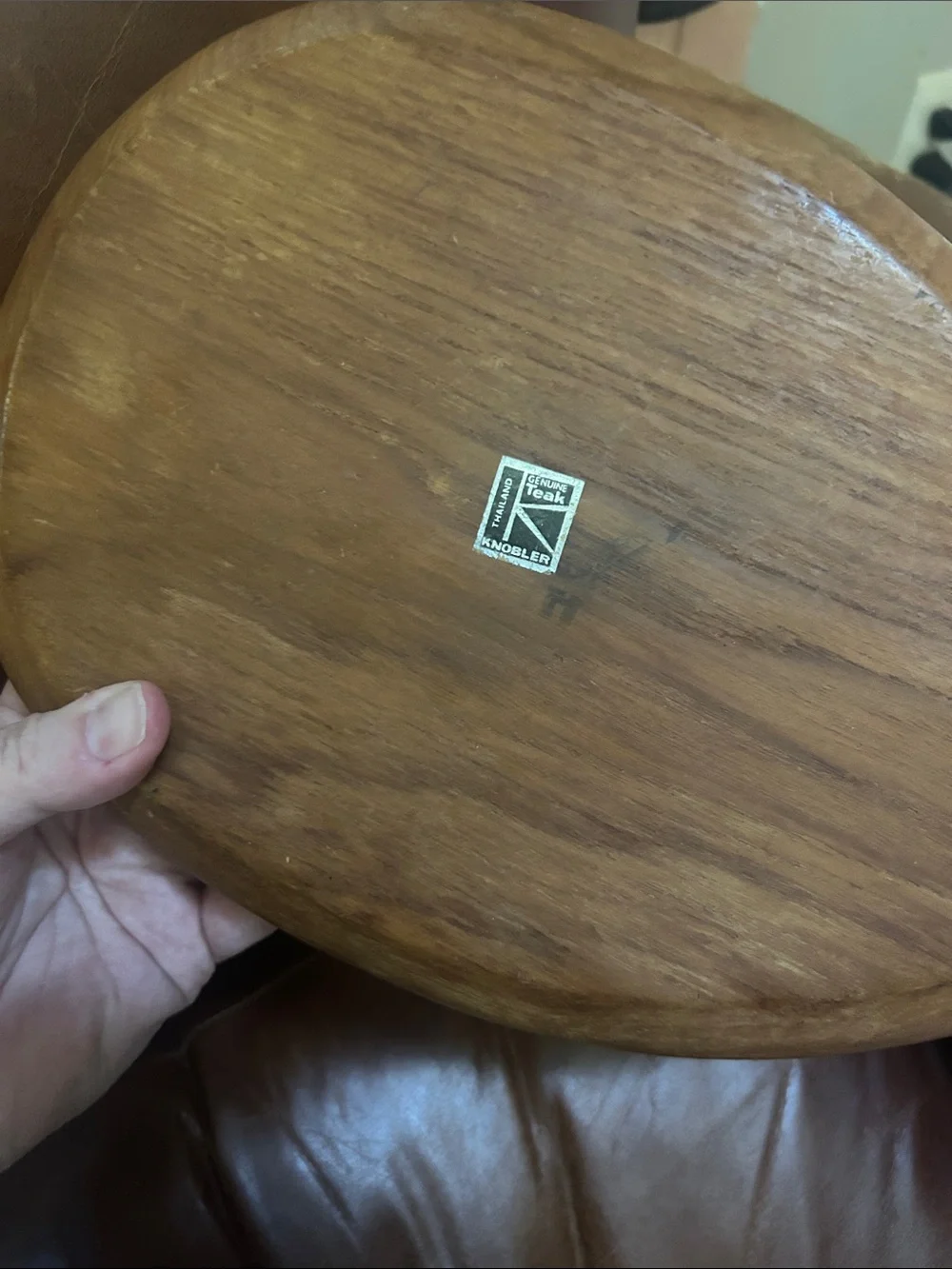 Wooden Egg Display Tray - Natural Brown